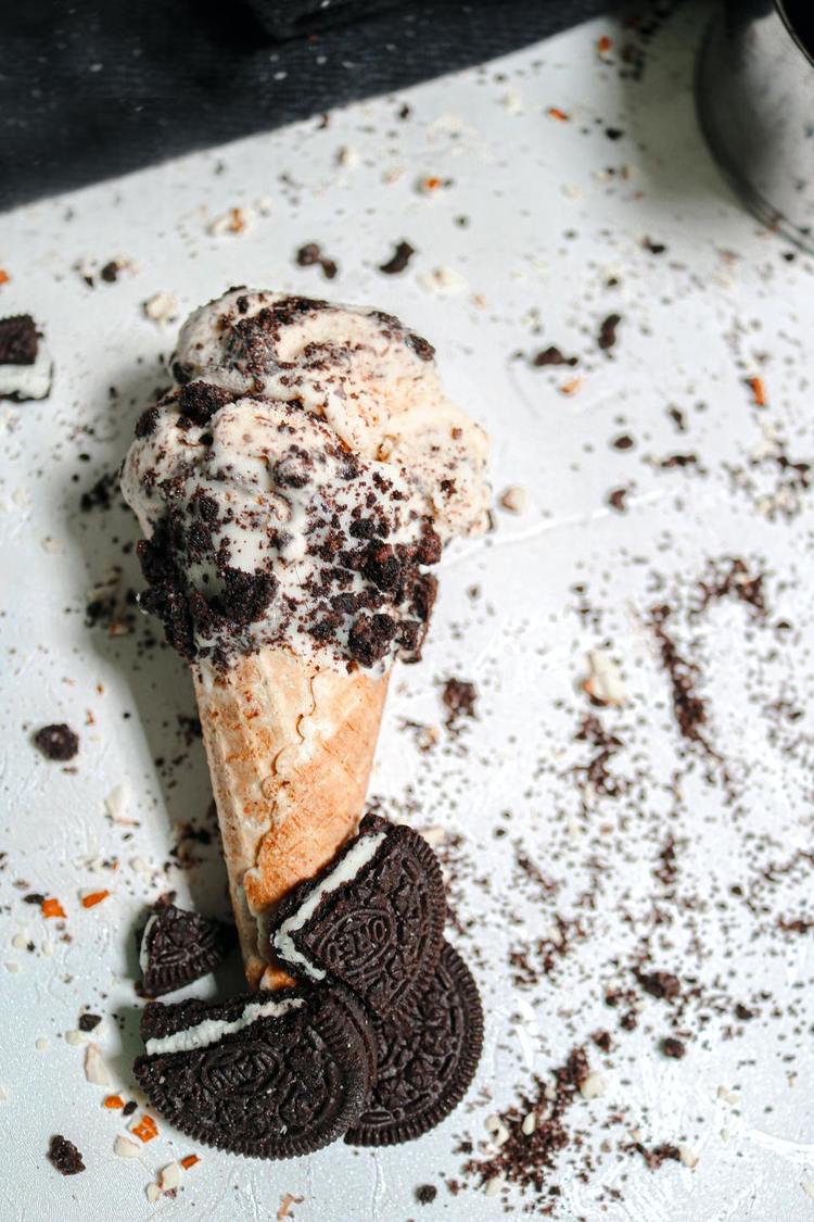 IceCream Recipe - Homemade Oreo and Vanilla Ice Cream