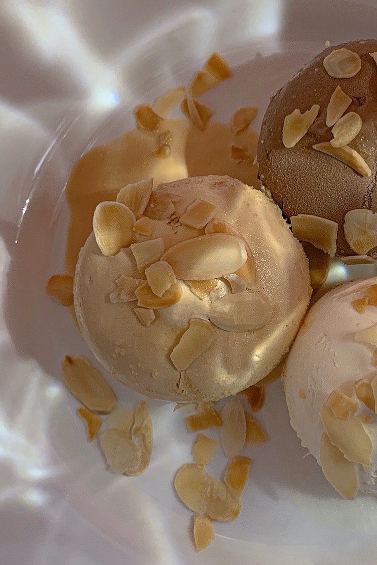 Homemade Toasted Almond Ice Cream - Ice Cream Recipe