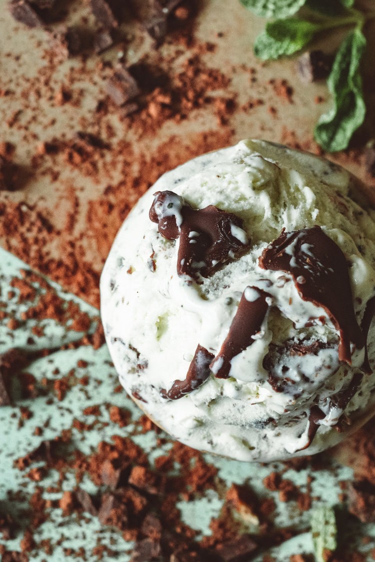 Homemade Mint Chocolate Ice Cream Recipe