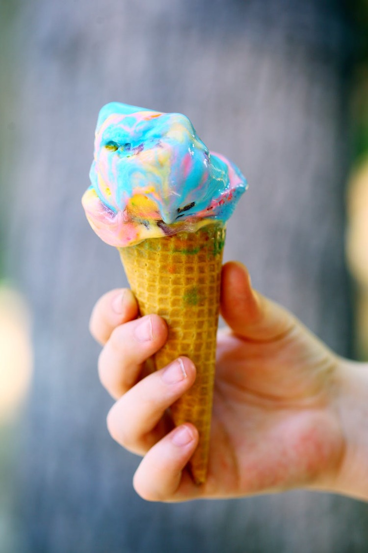 IceCream Recipe - Homemade Rainbow Ice Cream