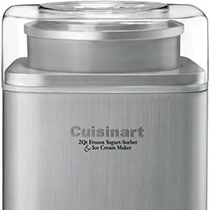 Make Delicious and Creamy Homemade Ice Cream and Frozen Yogurt with this Easy-to-Use Appliance from Cuisinart